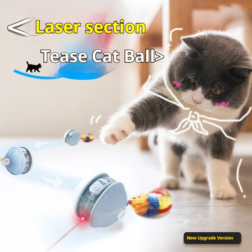 Balle interactive automatique pour chats