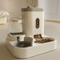 Distributeur de croquettes automatique avec fontaine – Chiens et chats