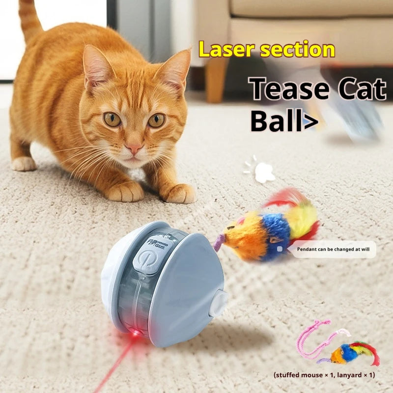 Balle interactive automatique pour chats