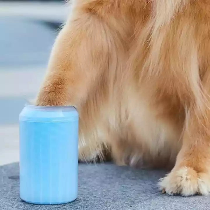 Lave-pattes portable pour chiens et chats